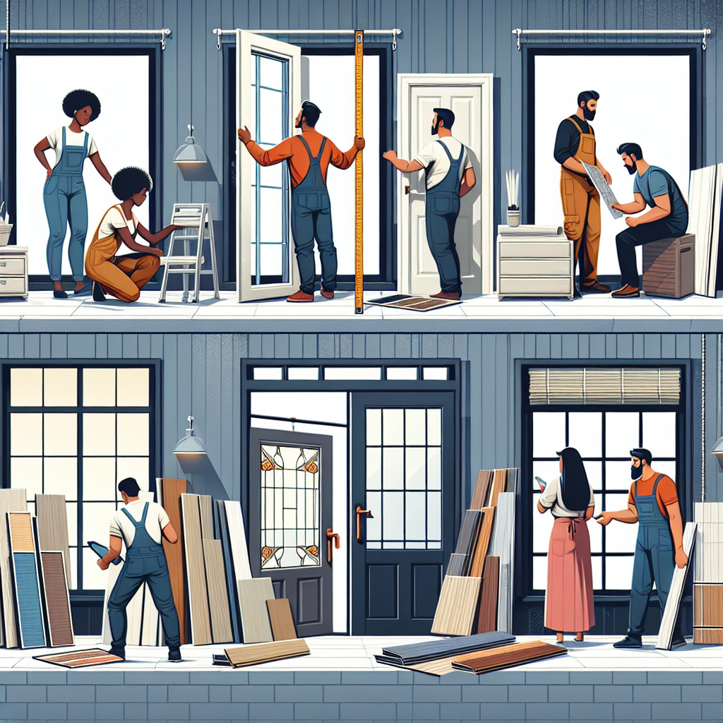 Komfort podczas remontu ze sklepem Martdom: okna, dzwi i podłogi z montażem