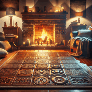 Jak podkłady pod kominek chronią Twoją podłogę?