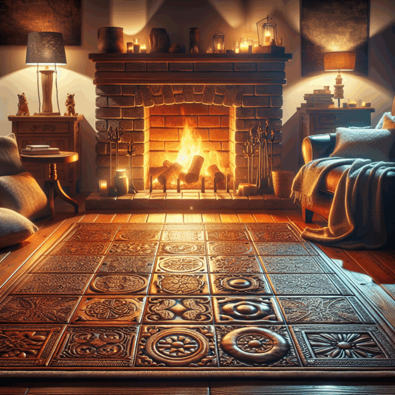 Jak podkłady pod kominek chronią Twoją podłogę?